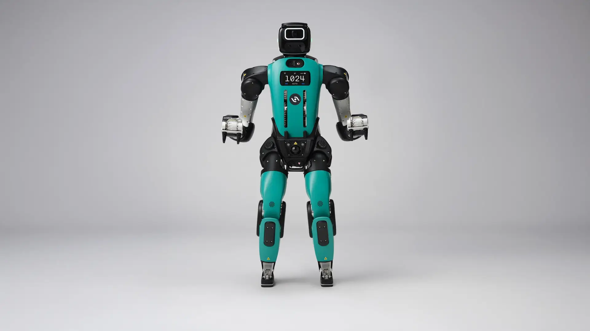 Humanoidni robot Digit 5 kompanije Agility Robotics, pogled sprijeda