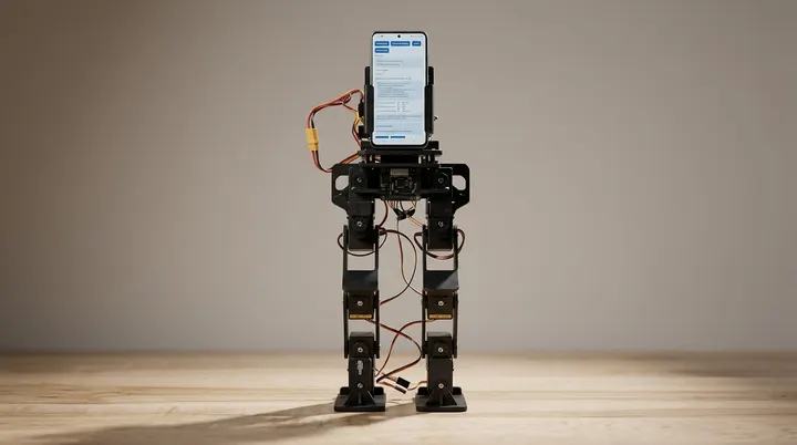 Stari mobitel postao je mozak malog hodajućeg robota